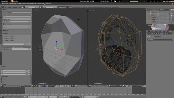 Capture d'écran de blender