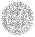 un motif "mandala"